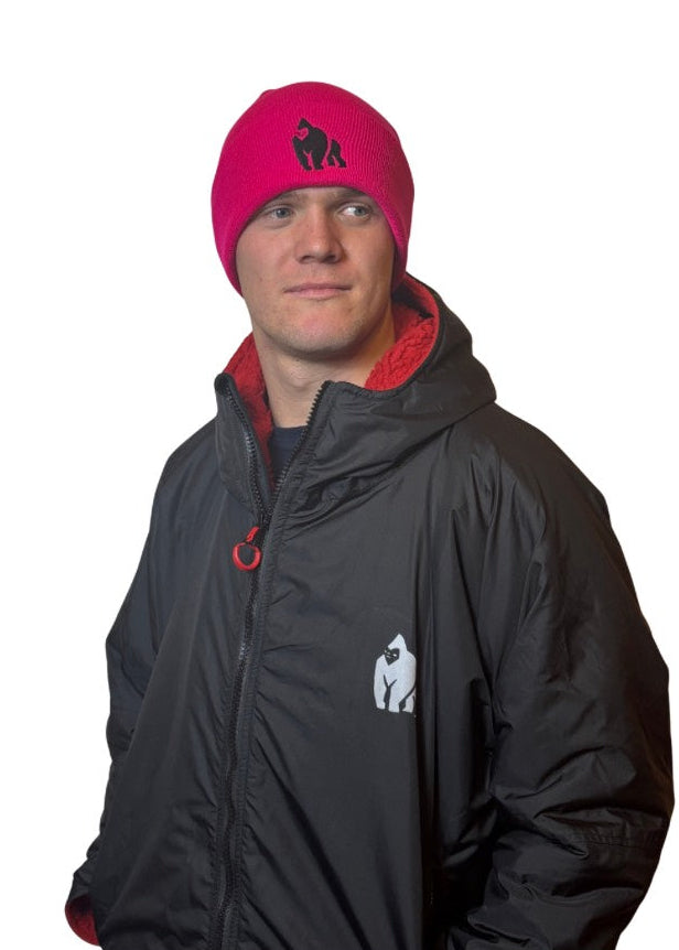 Pink Gorilla Beanie