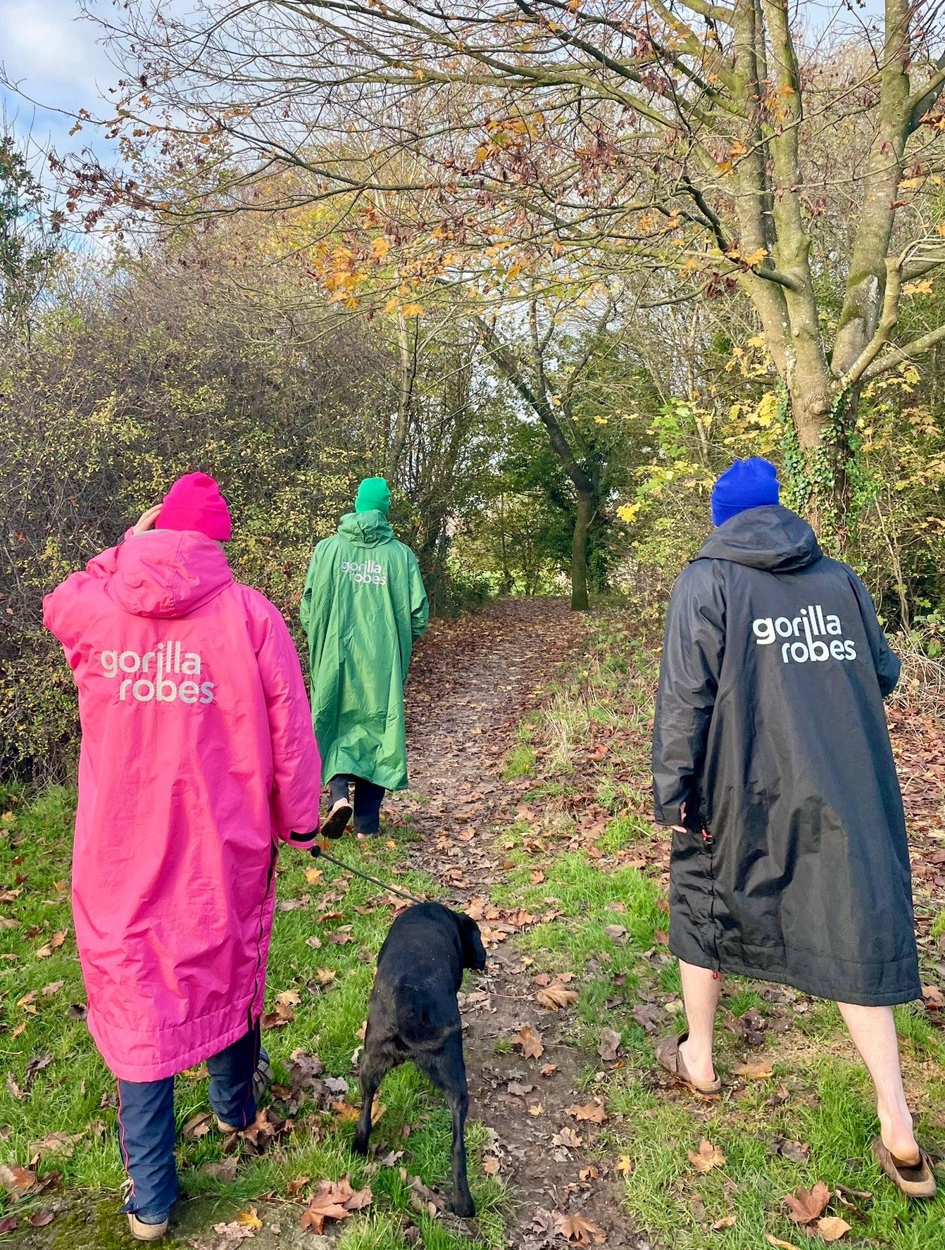 Full Zip ECO Recycled Waterproof Dry Changing Robe - Pink - Adult  (S, M, L & XL)