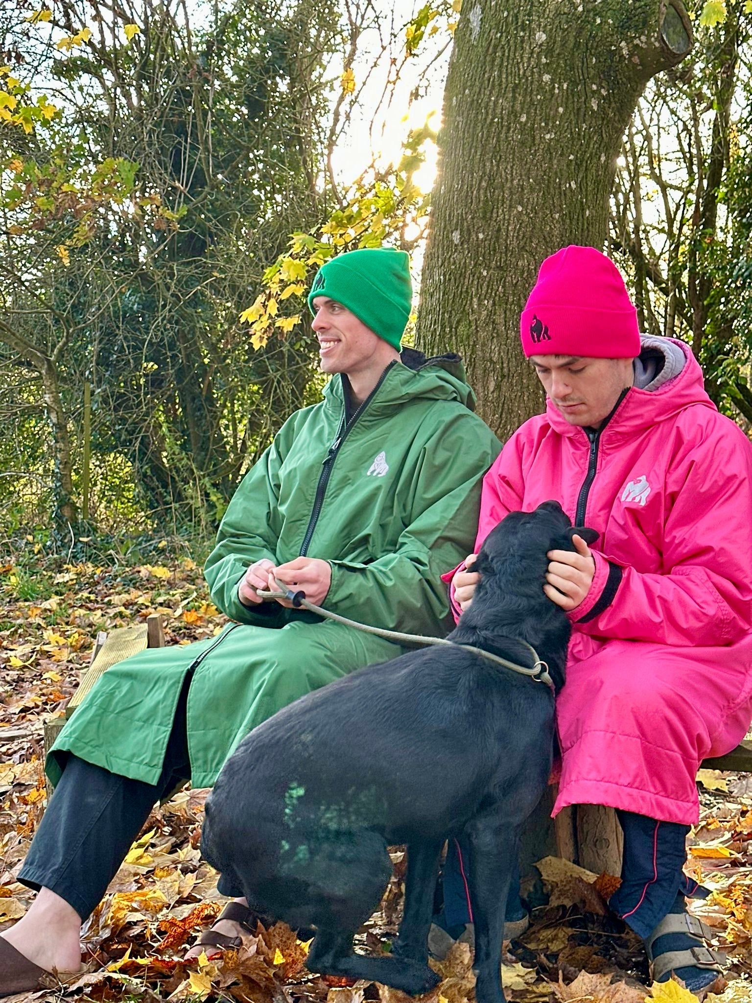 Full Zip ECO Recycled Waterproof Dry Changing Robe - Pink - Adult  (S, M, L & XL)