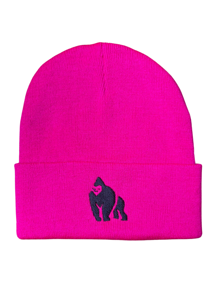 Pink Gorilla Beanie