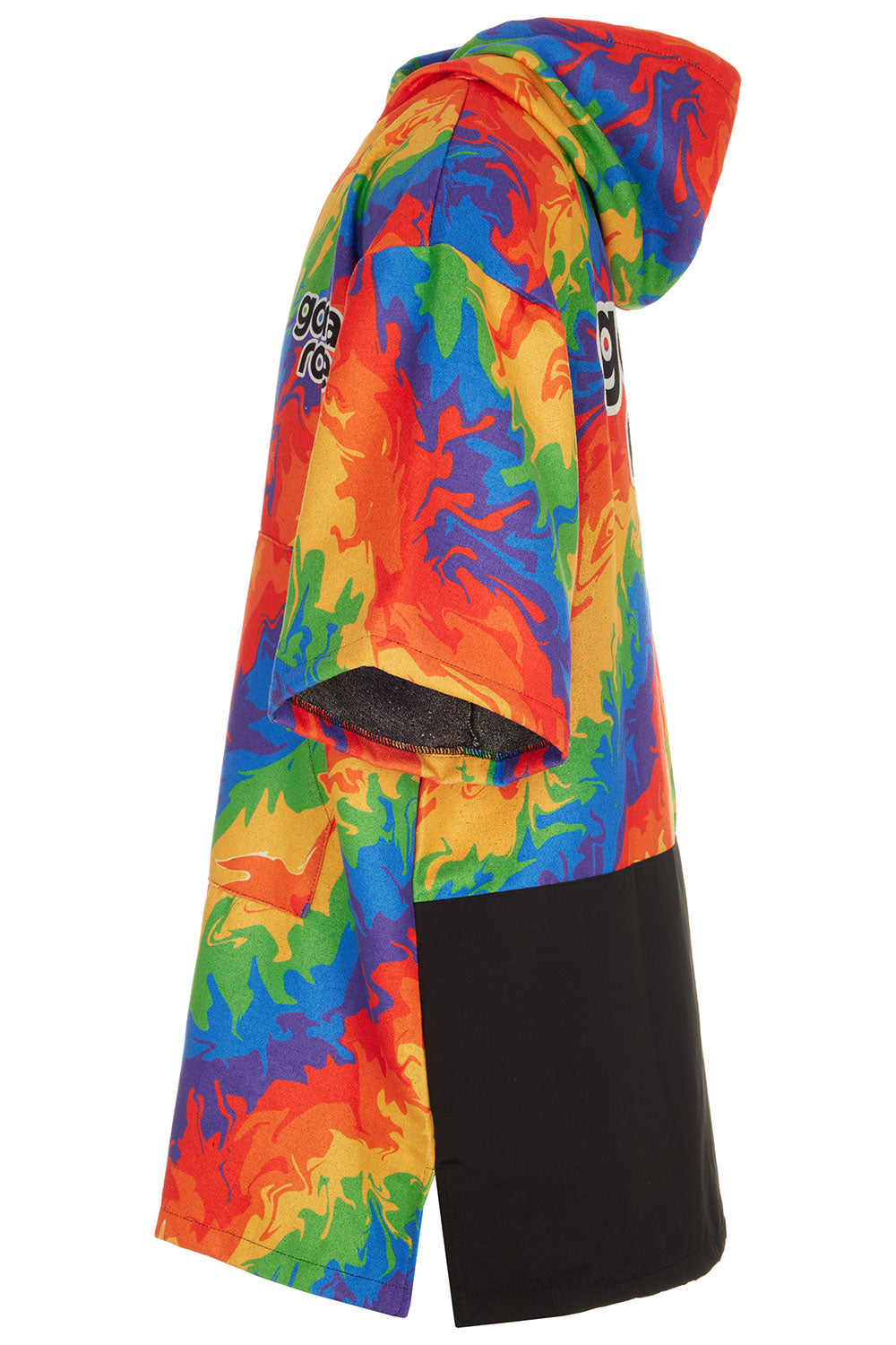 Kid's ECO Recycled Changing Robe Poncho Rainbow (Age 1-12)