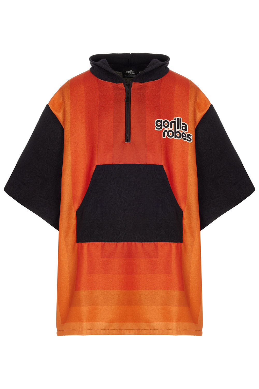 ECO Recycled Changing Robe Poncho Fire Orange (S, M, L & XL)