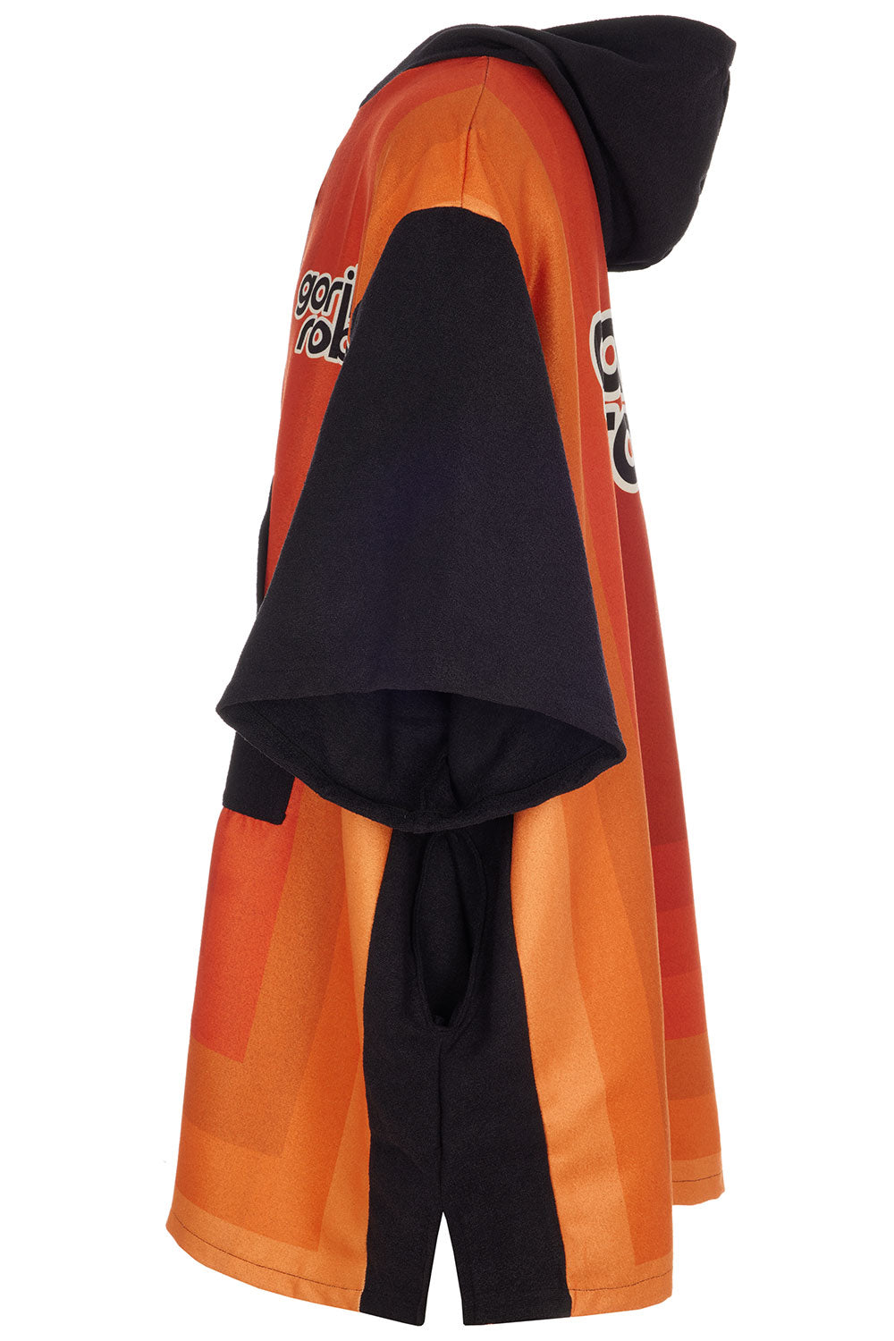 ECO Recycled Changing Robe Poncho Fire Orange (S, M, L & XL)