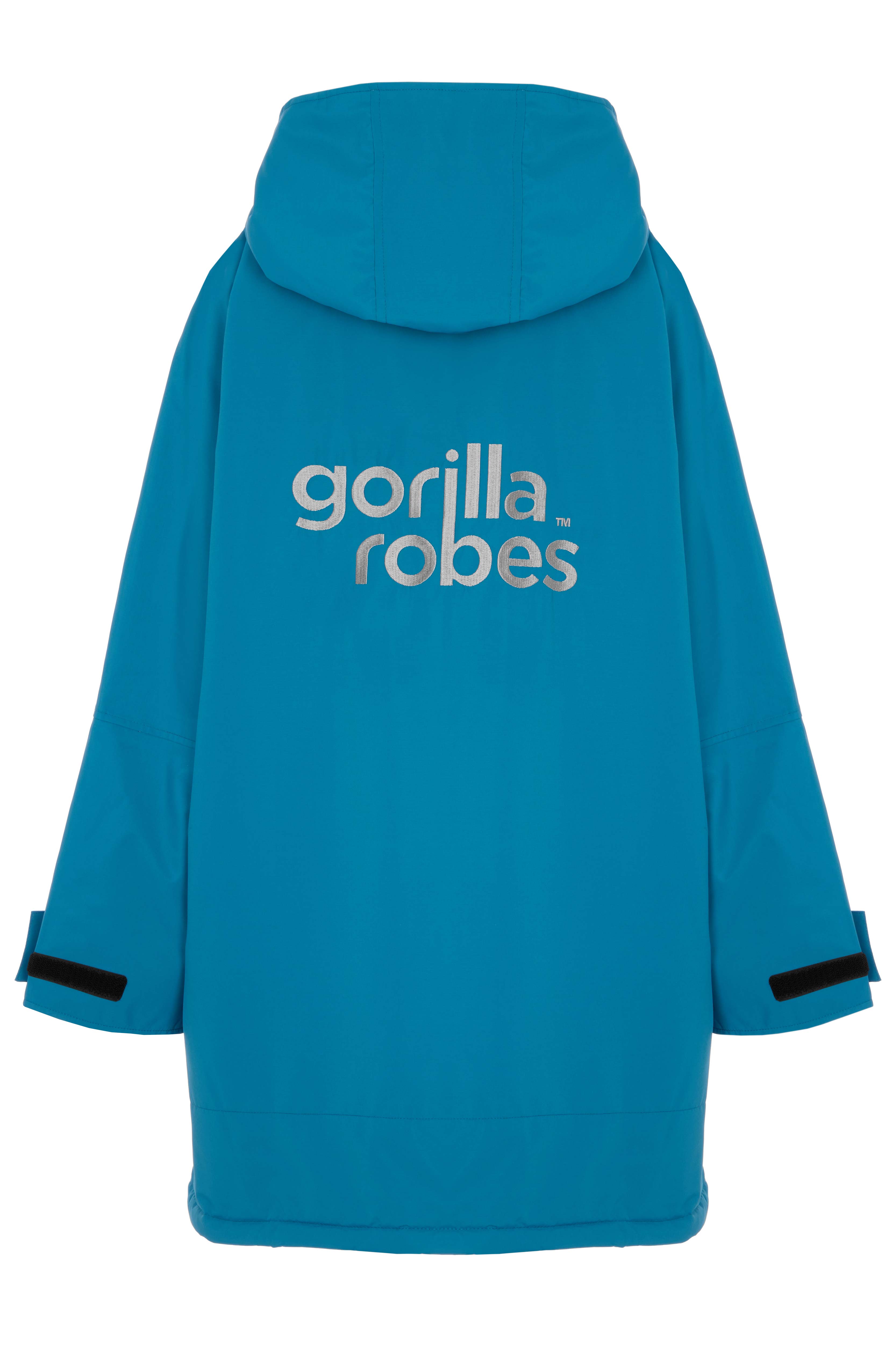 Full Zip ECO Waterproof Dry Changing Robe - Kids - Teal  (age 6 - 8)