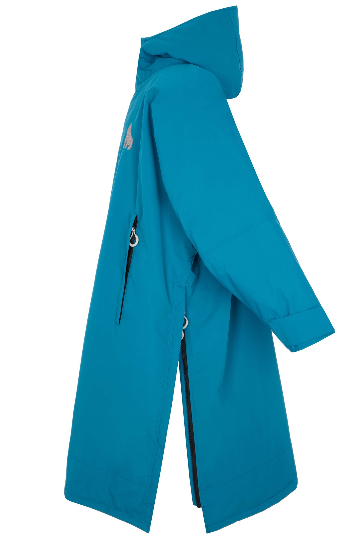 Gorilla Robe: Black Waterproof Dry Changing Robe, Long Sleeve Poncho ...