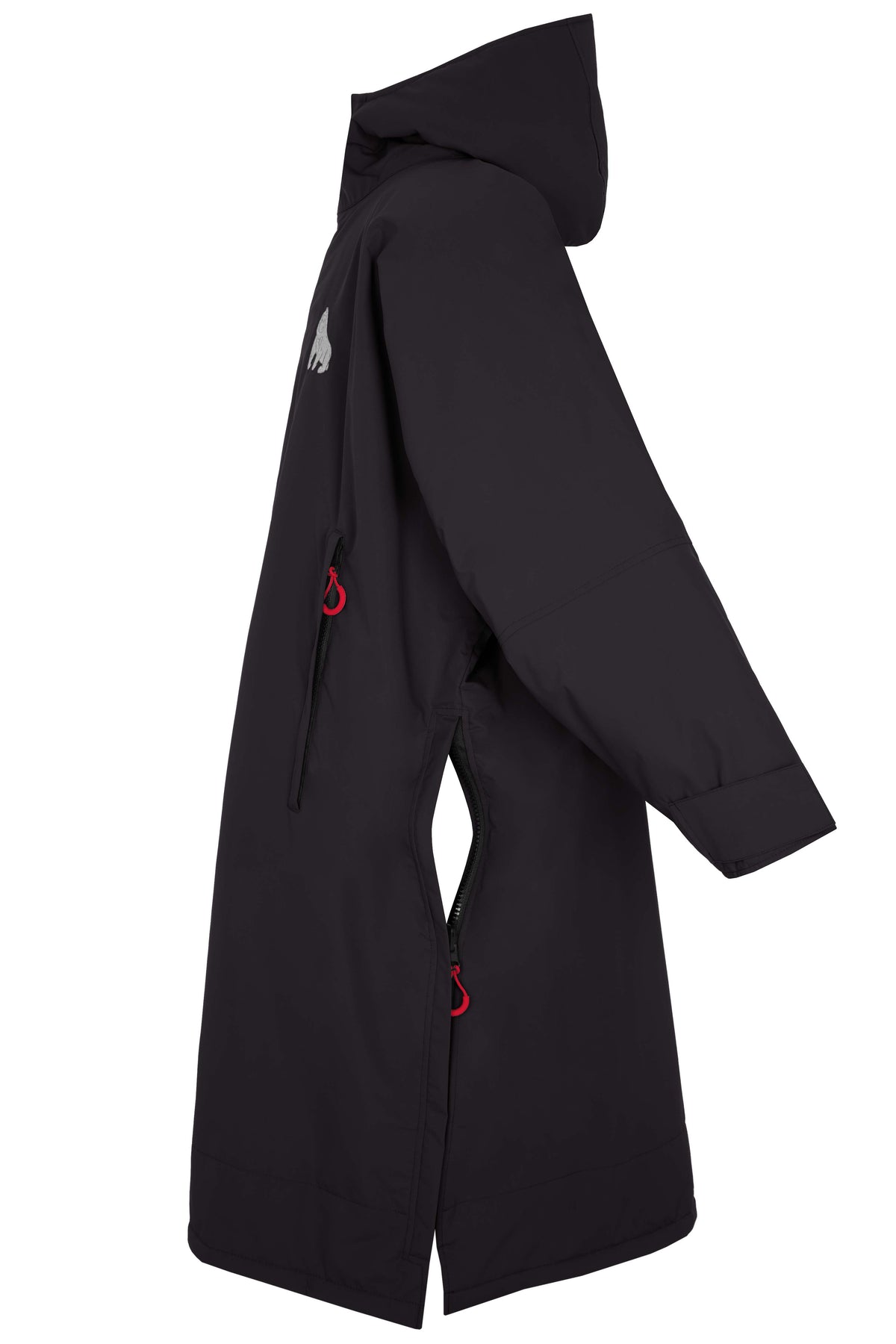 Gorilla Robe: Black Waterproof Dry Changing Robe, Long Sleeve Poncho ...