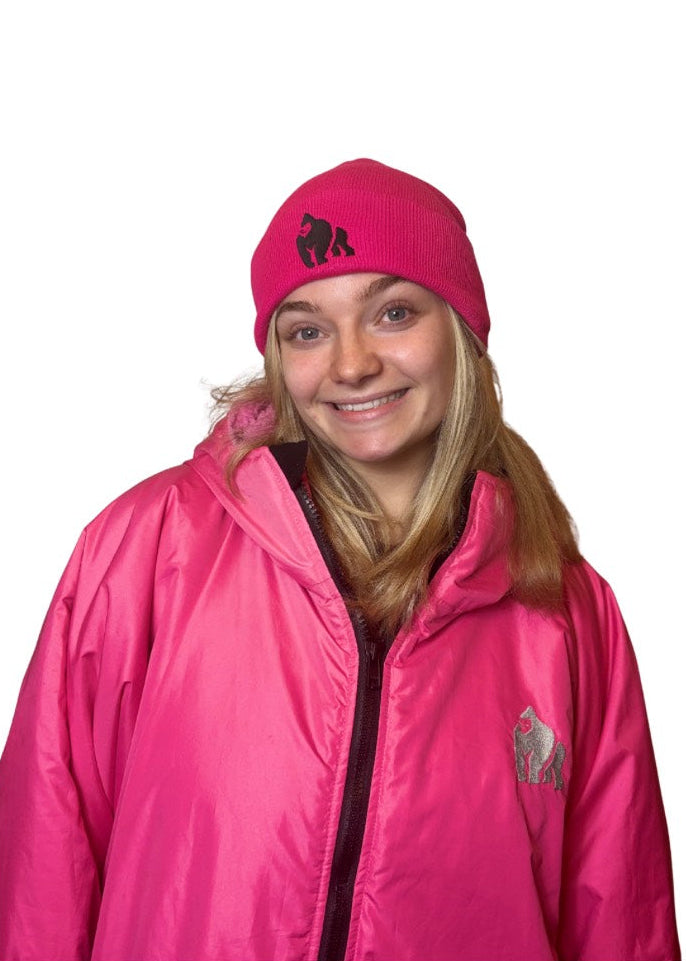 Pink Gorilla Beanie