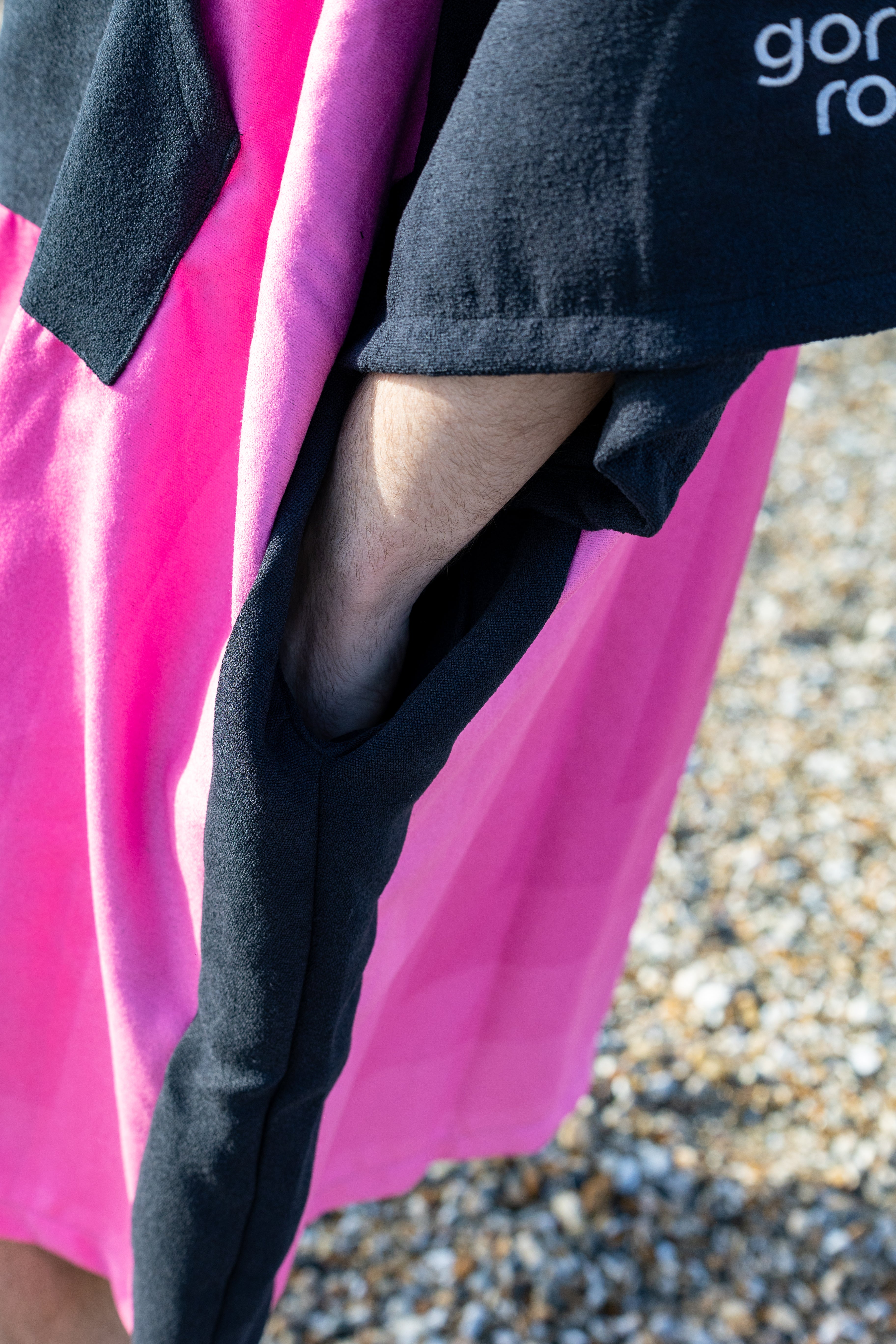 ECO Recycled Changing Robe Poncho Pink (S, M, L & XL)