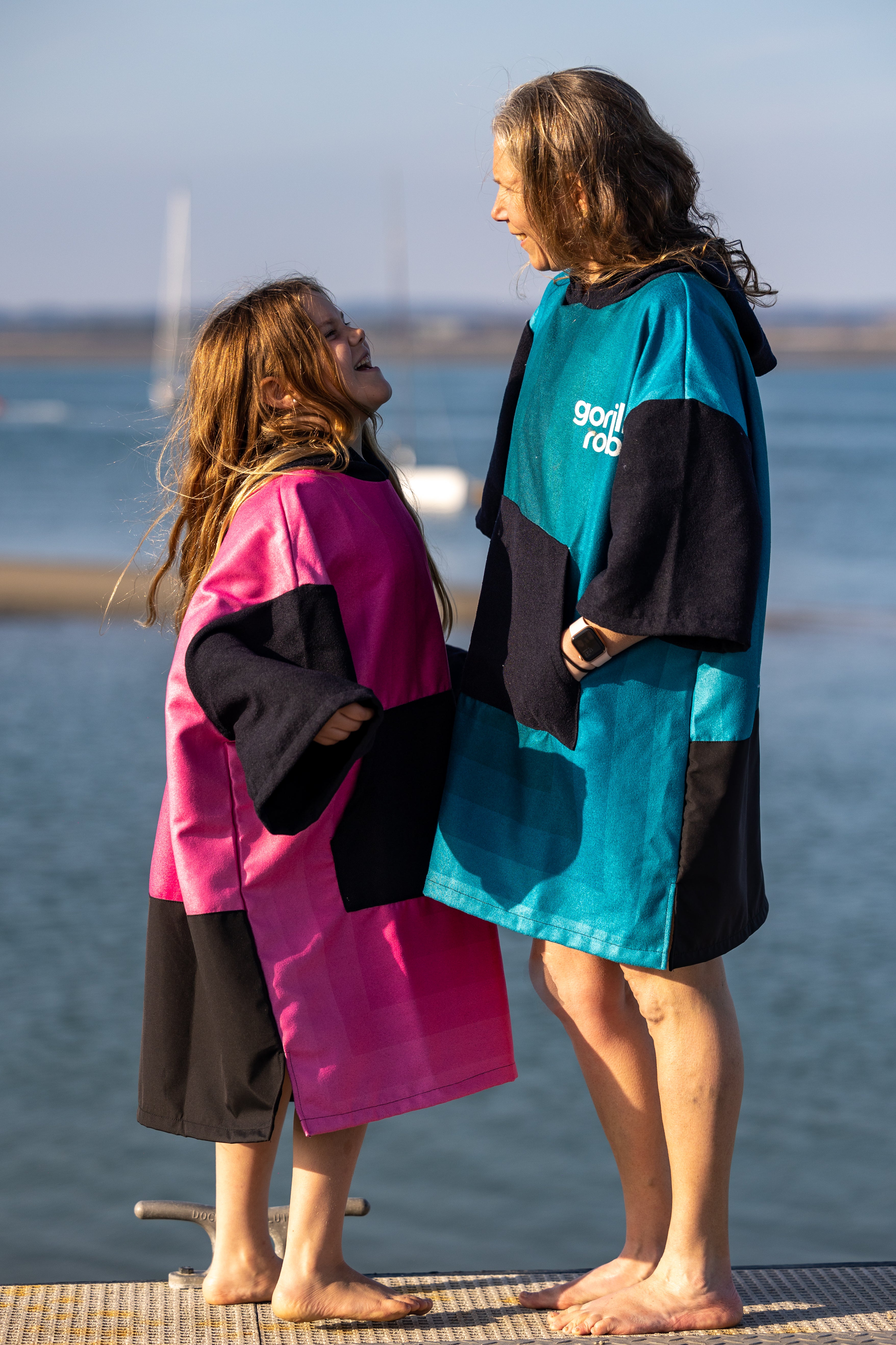 Kids ECO Recycled Changing Robe Poncho Teal (Age 1-12)