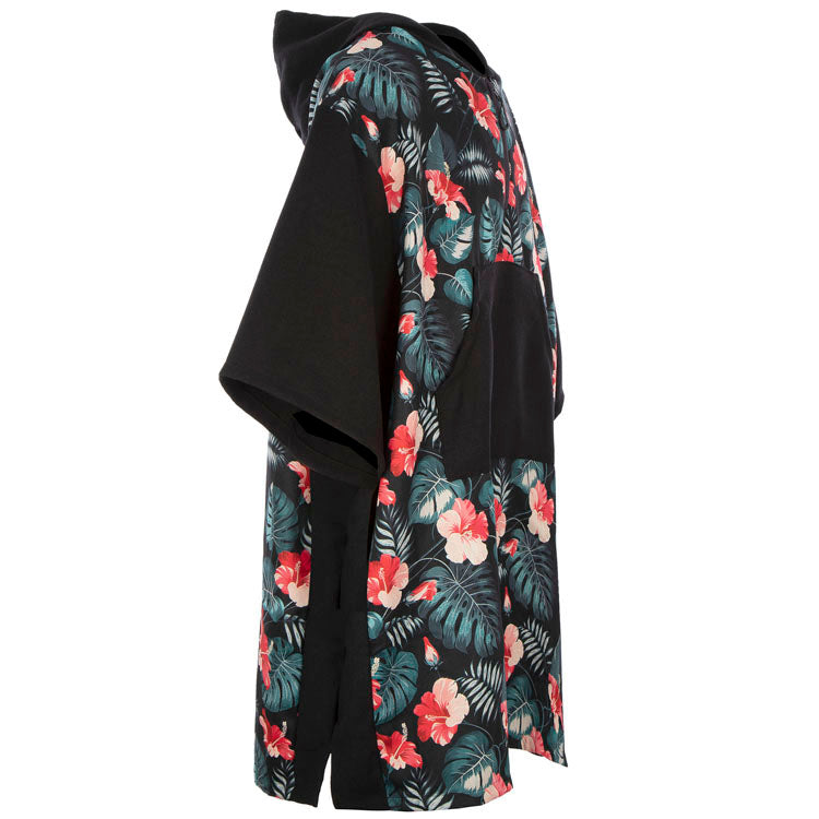 ECO Recycled Changing Robe Poncho Flowers Pattern (S, M, L & XL)