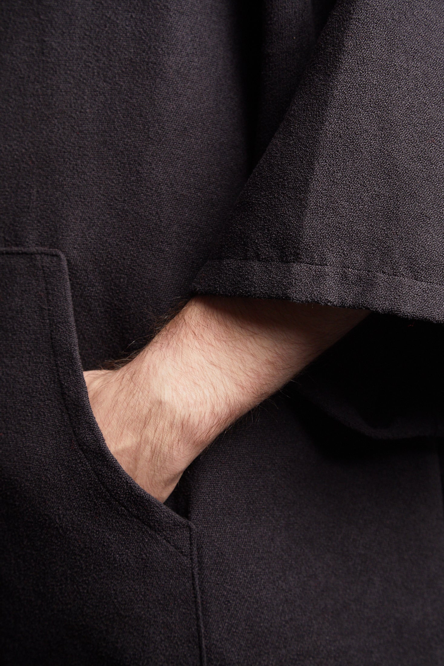 ECO Recycled Changing Robe Poncho Black (S, M, L & XL)
