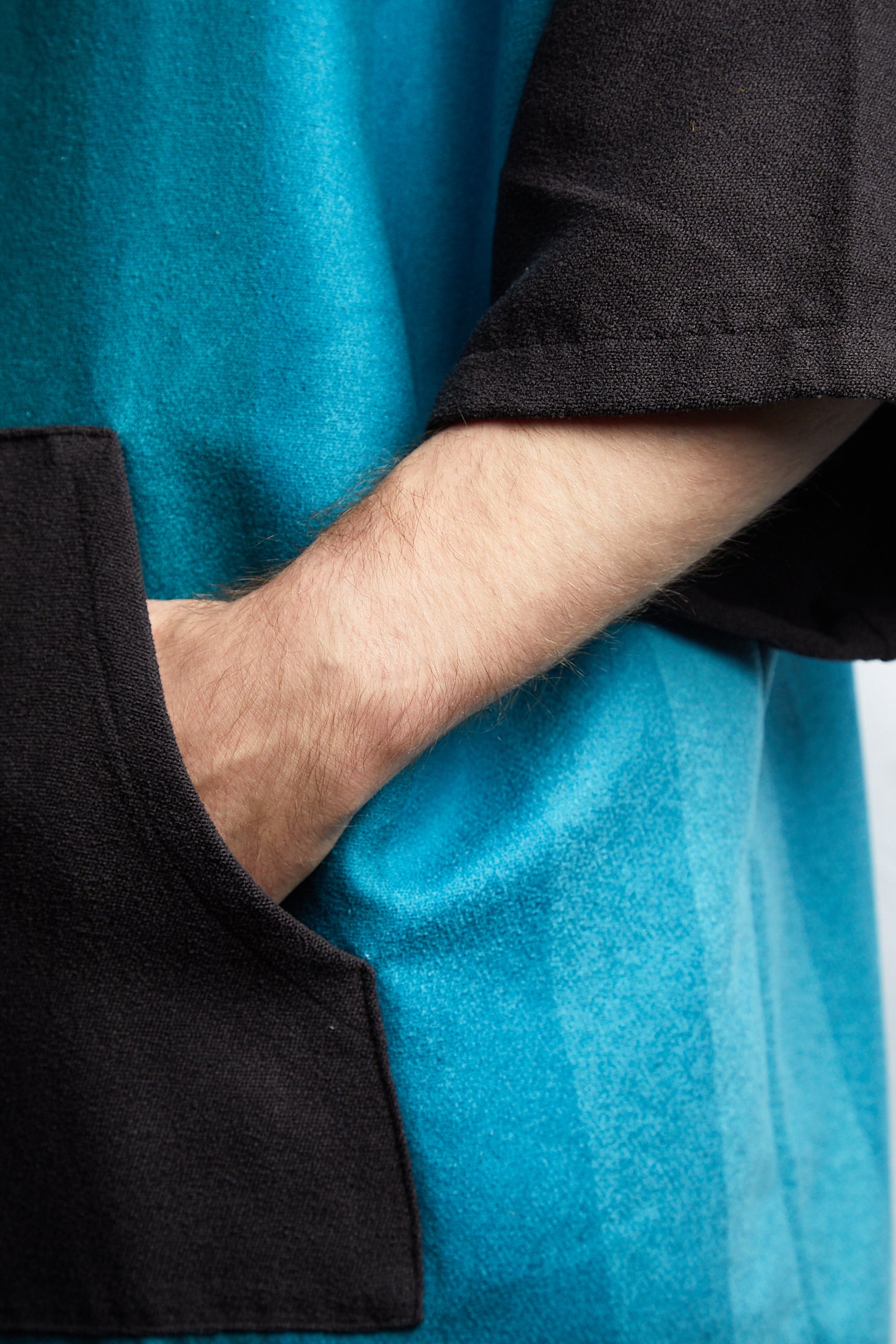 ECO Recycled Changing Robe Poncho Teal Blue (S, M, L & XL)
