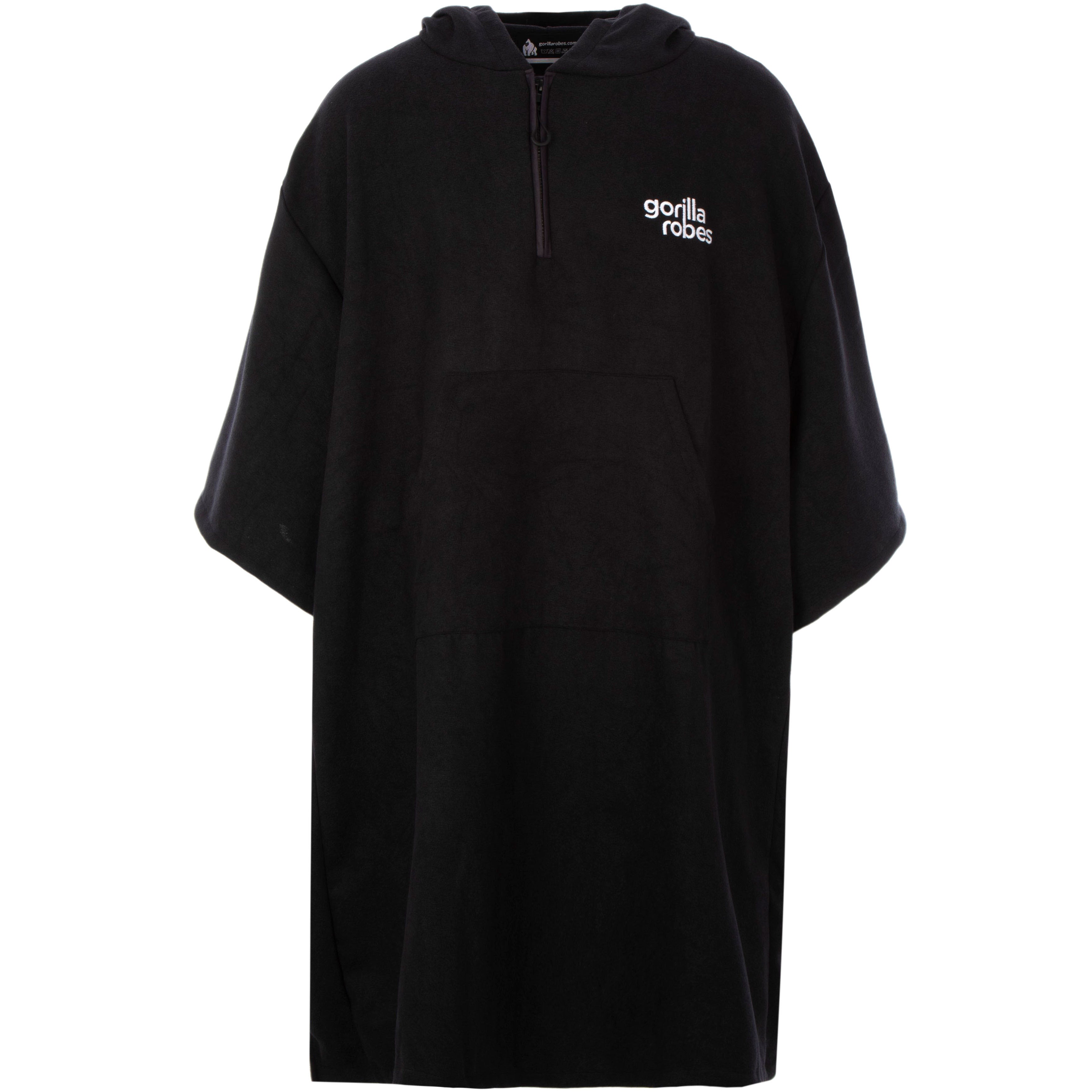 ECO Recycled Changing Robe Poncho Black (S, M, L & XL)
