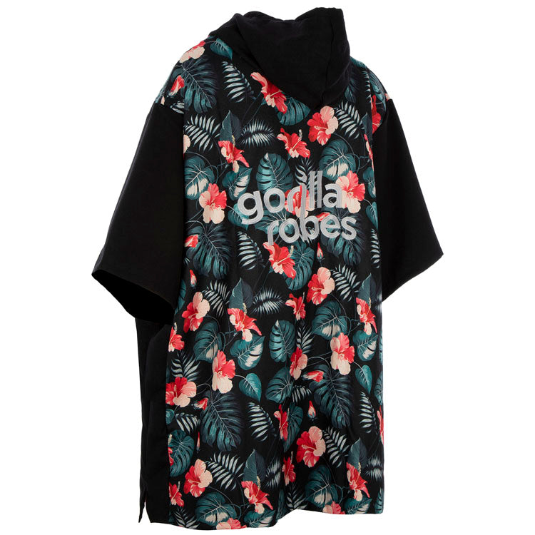 ECO Recycled Changing Robe Poncho Flowers Pattern (S, M, L & XL)