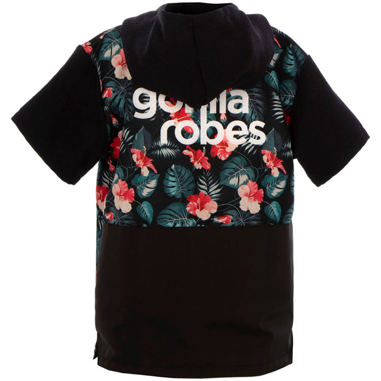Kids ECO Recycled Changing Robe Poncho Flowers (Age 1-12)