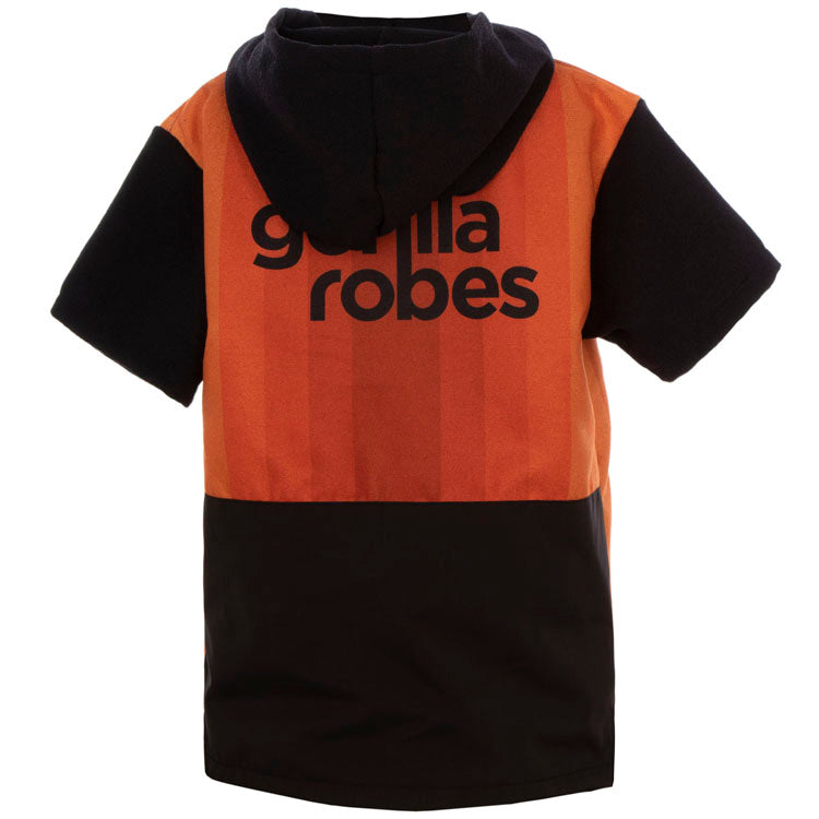 Kids ECO Recycled Changing Robe Poncho Orange (Age 1-12)